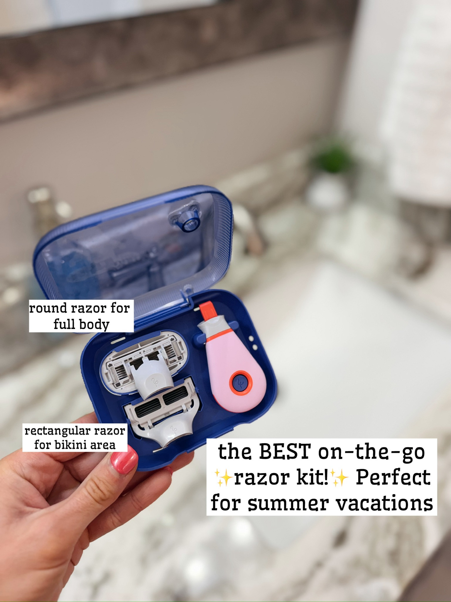 This razor kit is a must-have for your summer trips! It's perfect for the bikini area and full body. Compact and easy to carry!

travel essentials, finds under 15, target, amazon, watchnow, elaina zinke 

 #LTKselfcare #LTKBeauty #LTKTravel
