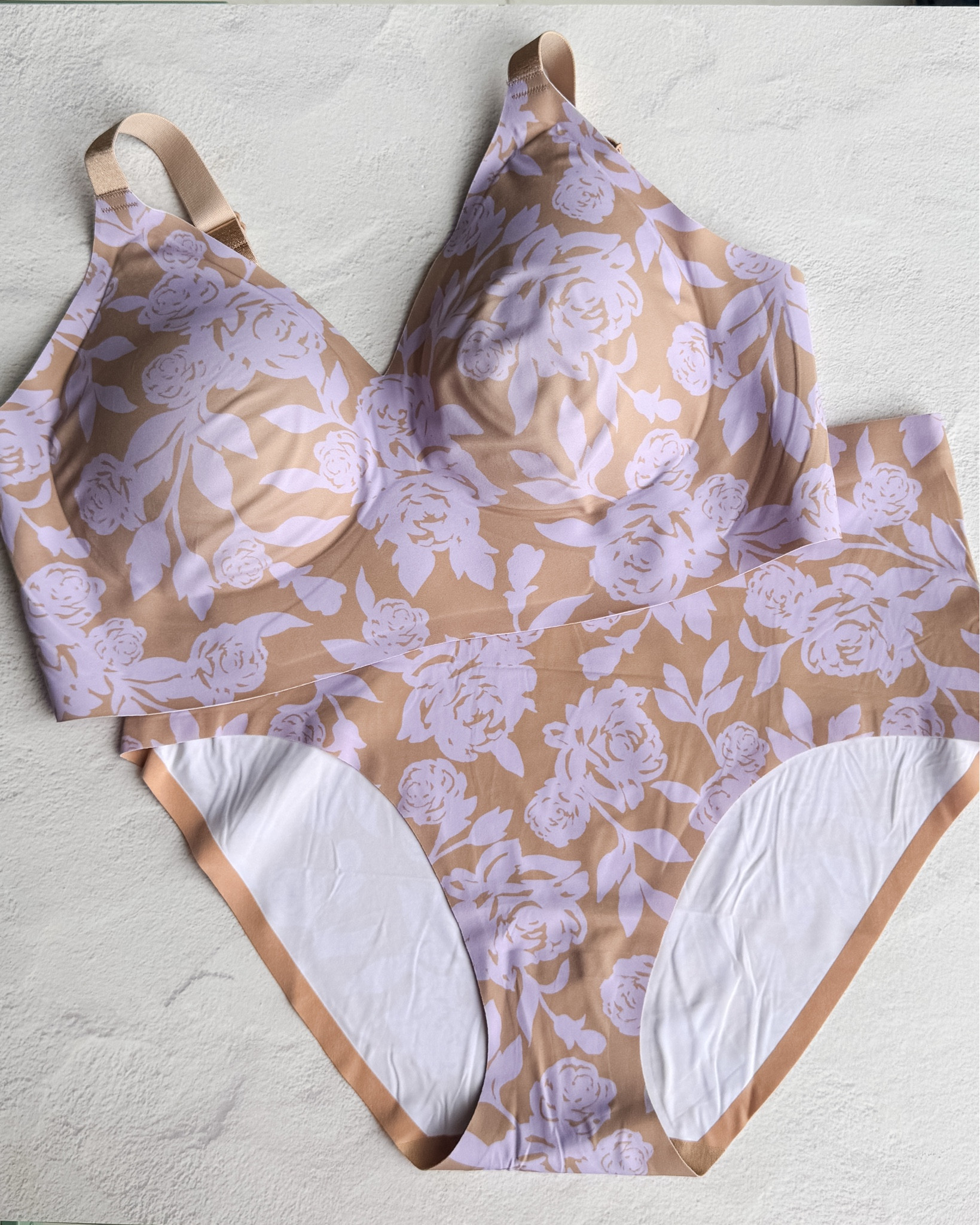 Eby Seamless Bra and High-Waisted Panties in Lila | Fit Tips:  L in both

#LTKSeasonal #LTKOver40 #LTKMidsize