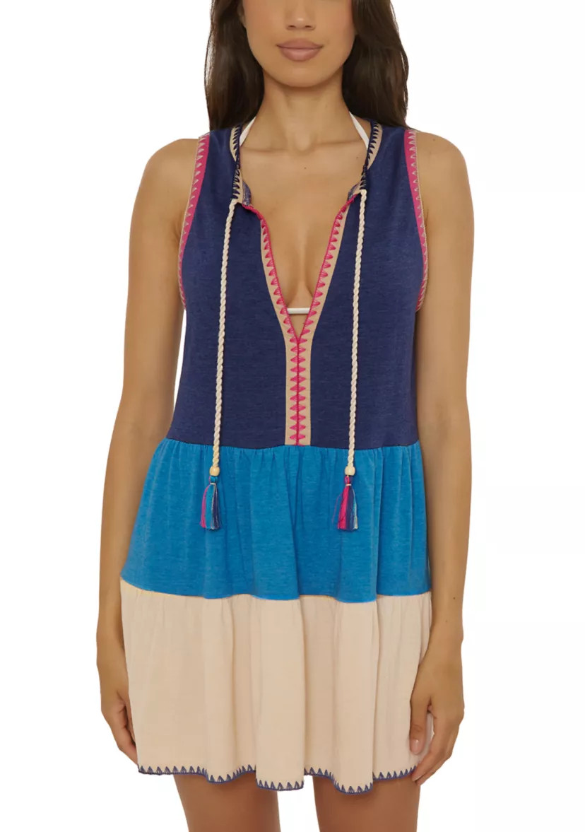 Lagos Tiered Color Block Dress | Belk