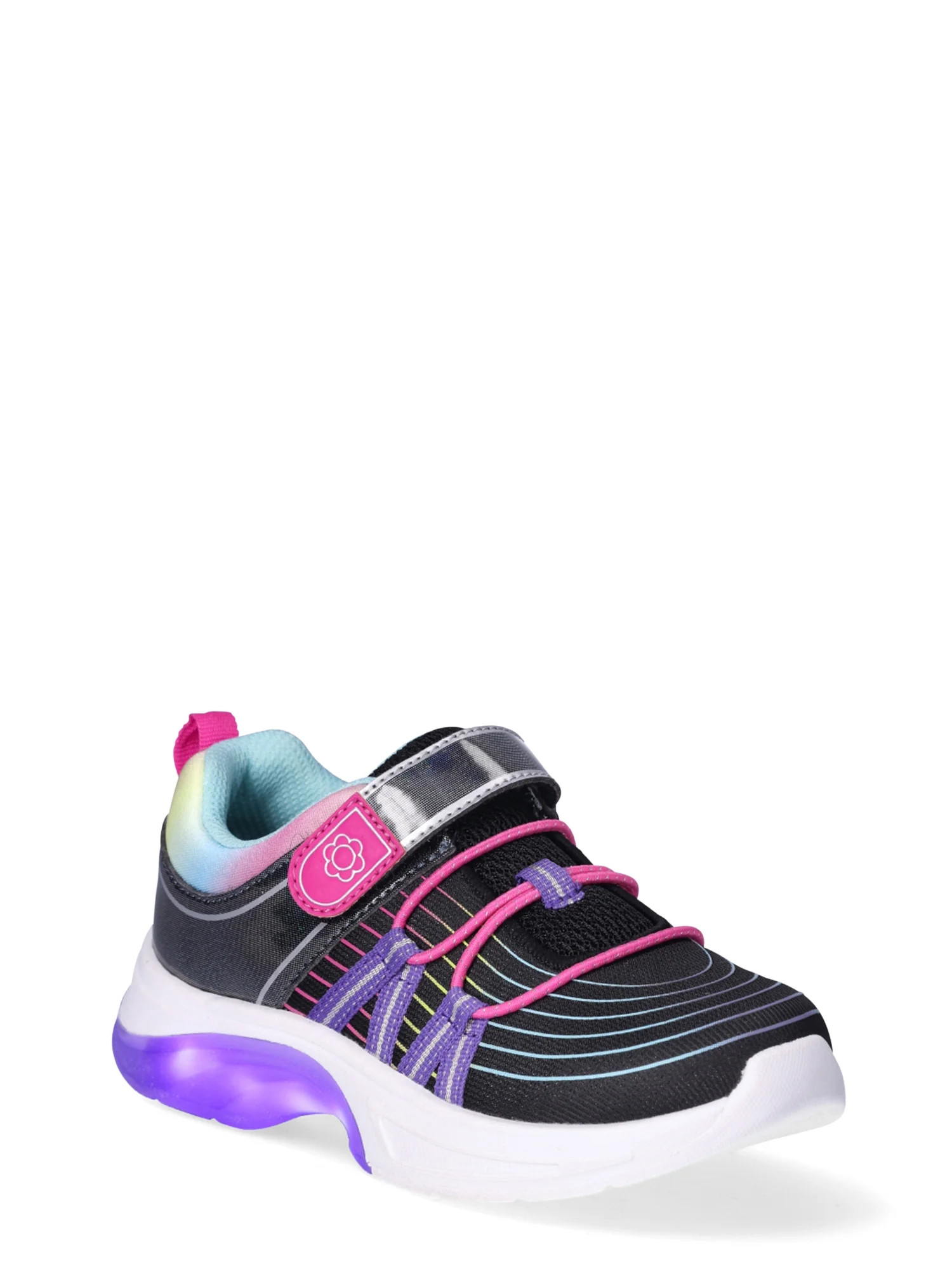 Athletic Works Girl's Low Top Light Up Sneakers - Walmart.com | Walmart (US)