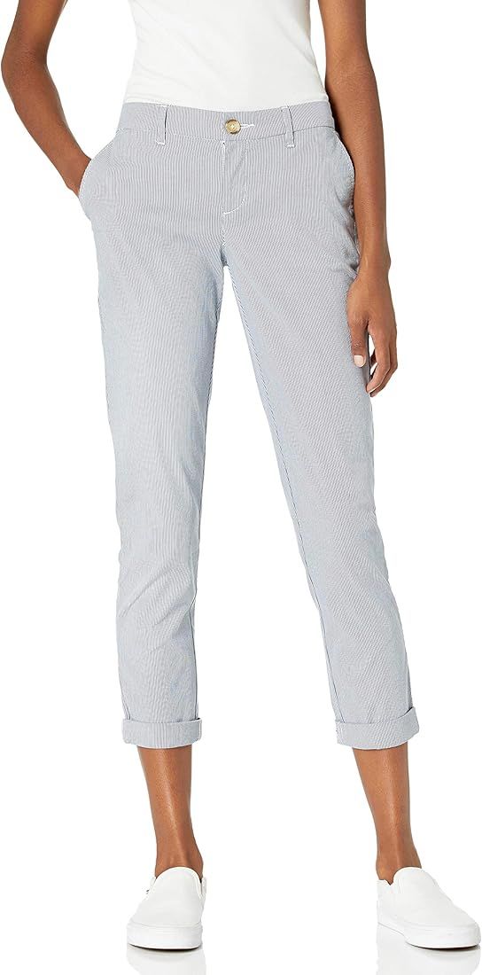 Tommy Hilfiger Hampton Chino Lightweight Pants for Women with Relaxed Fit | Amazon (US)