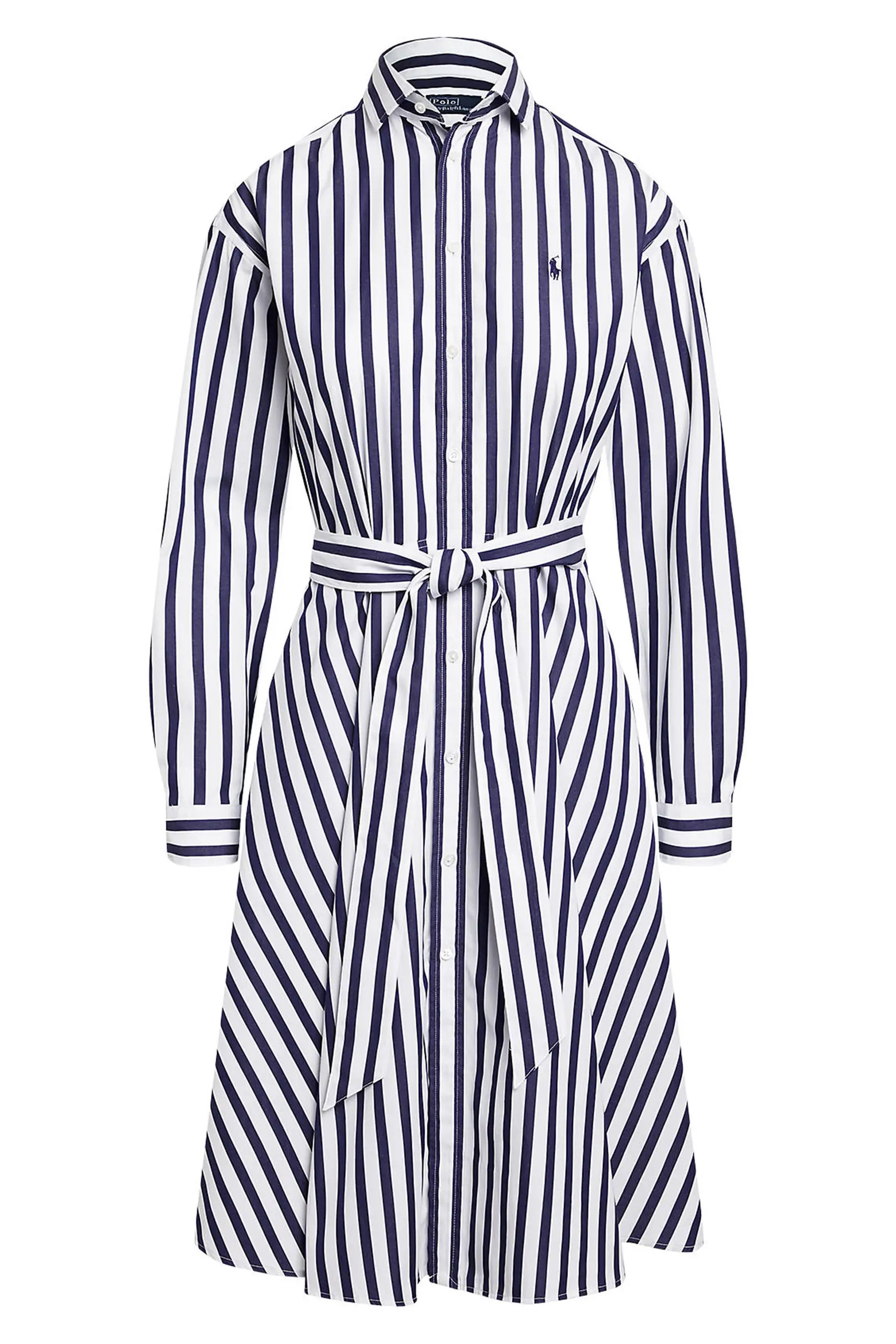 Stripe Long Sleeve Cotton Shirtdress (Women) | Nordstrom | Nordstrom