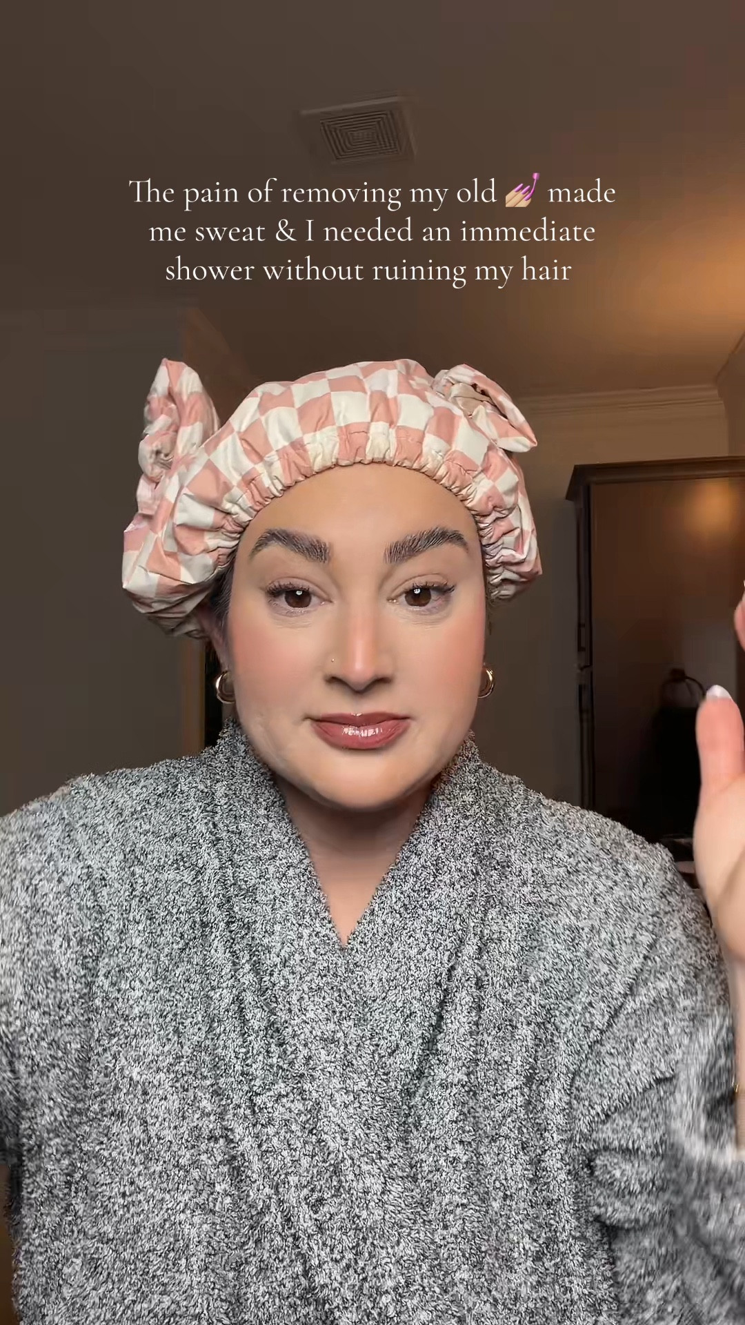 I pretty much sweat at any inconvenience😅 thank you @Kitsch for making it so easy to shower without ruining my clean hair! #showercap #kitsch #forthegirls 

#LTKBeauty #LTKmomlife