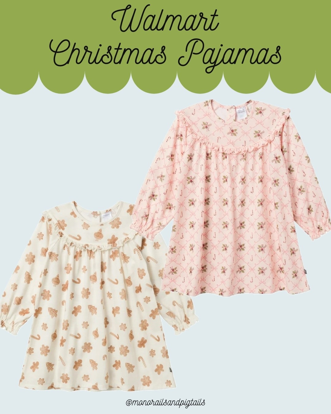 the modern moments line at Walmart is one of my favorites! it’s great quality & always soft but it is so affordable. I love the prints they released for Christmas this year but these little nightgowns take the cake! 

#LTKKids #LTKSeasonal #LTKHoliday