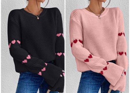 Heart sweater 

#LTKSeasonal #LTKFind #LTKunder50