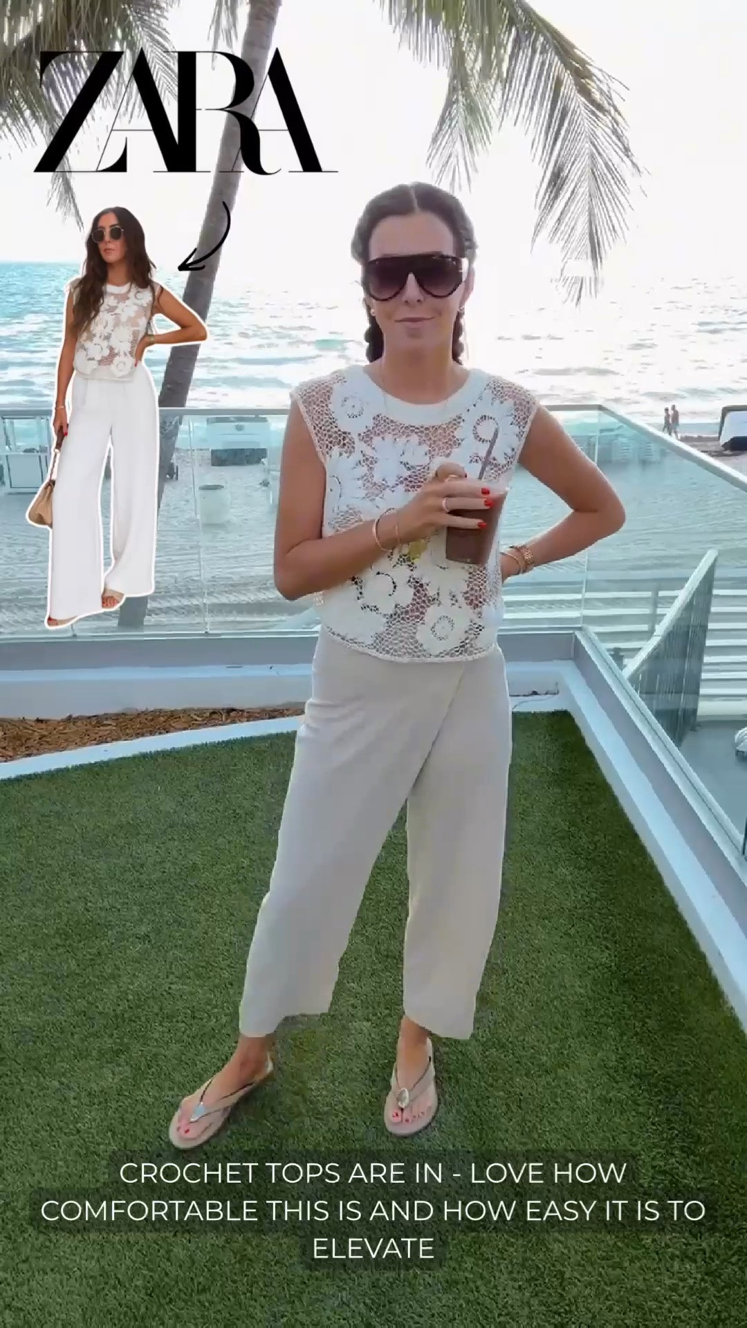 Wearing a small in the top & bottoms! Lace & crochet are trending this summer and it’s for good reason 😍🙌

@Zara 

Zara finds, summer fashion

#LTKgrwm #LTKootd #LTKmomlife