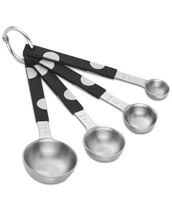 Kate Spade new york All in Good Taste Deco Dot Measuring Spoon Set & Reviews - Kitchen Gadgets - ... | Macys (US)