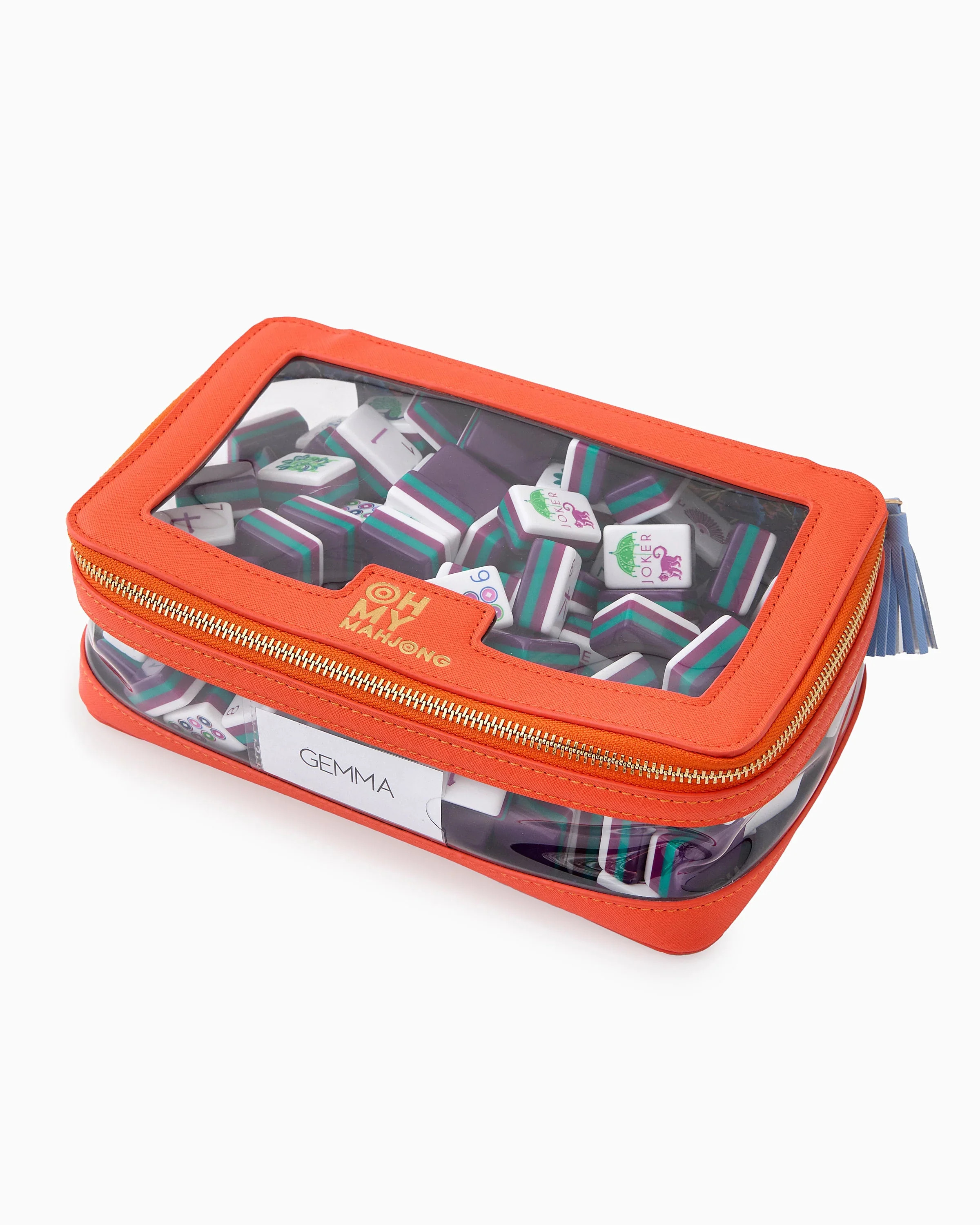 Orange Tile Storage Bag | Eco Chic Home