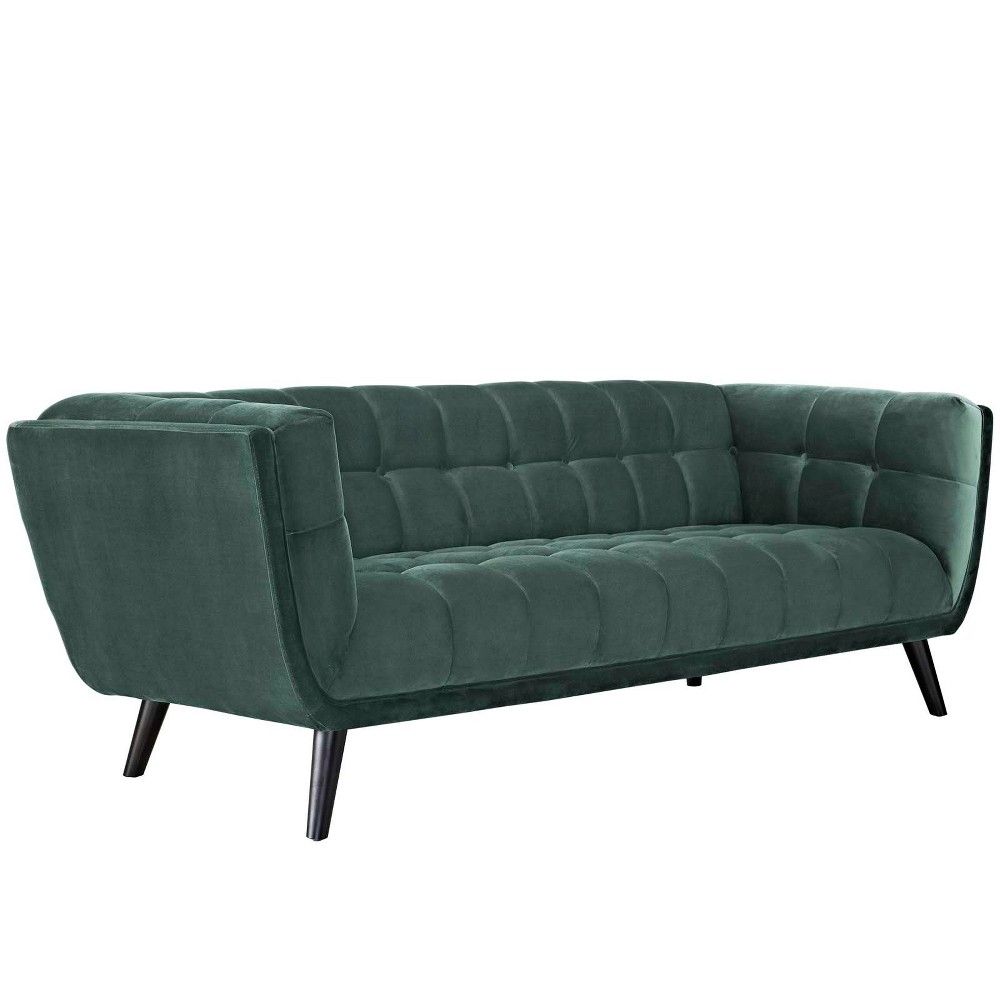 Bestow Velvet Sofa Green - Modway | Target