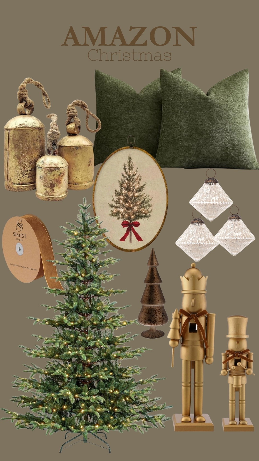 Vintage Christmas home decor, Amazon 

#LTKSaleAlert #LTKHome #LTKSeasonal