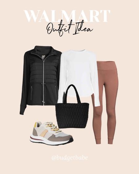 Walmart outfit idea with this athletic jacket and leggings  

#LTKfindsunder50 #LTKover40