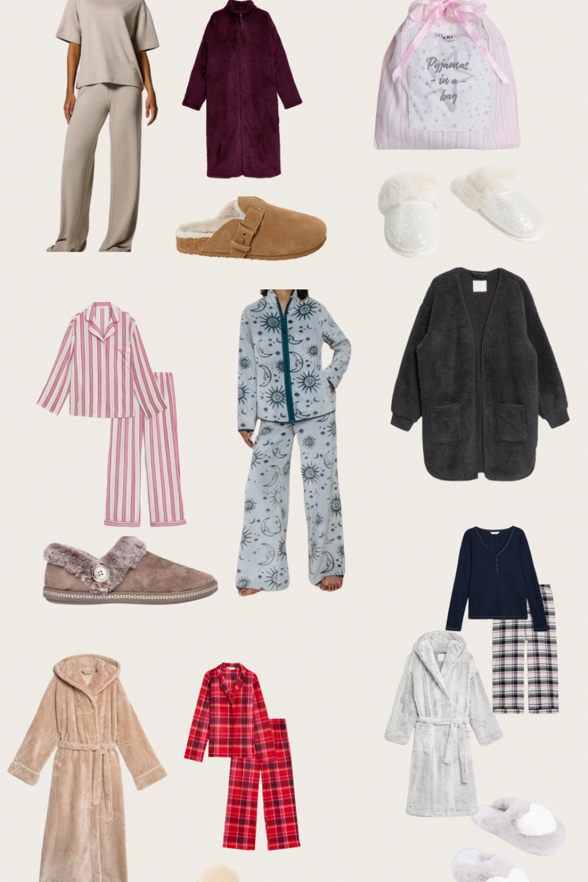 Christmas gift guide - pyjamas edit 🤍