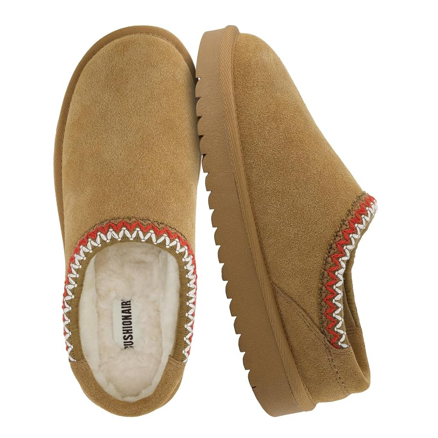 CUSHIONAIRE Keto Womens Slippers Slip-On Suede Mule Slipper - Cozy & Stylish, Memory Foam & Faux ... | Amazon (US)