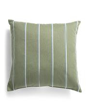 Made In Usa 22x22 Garden Stripe Jameson Oversized Pillow | TJ Maxx