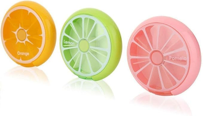 LazyMe Weekly Pill Box 3 Times 7 Compartments Large Medicine Organizer 3Pcs | Amazon (US)