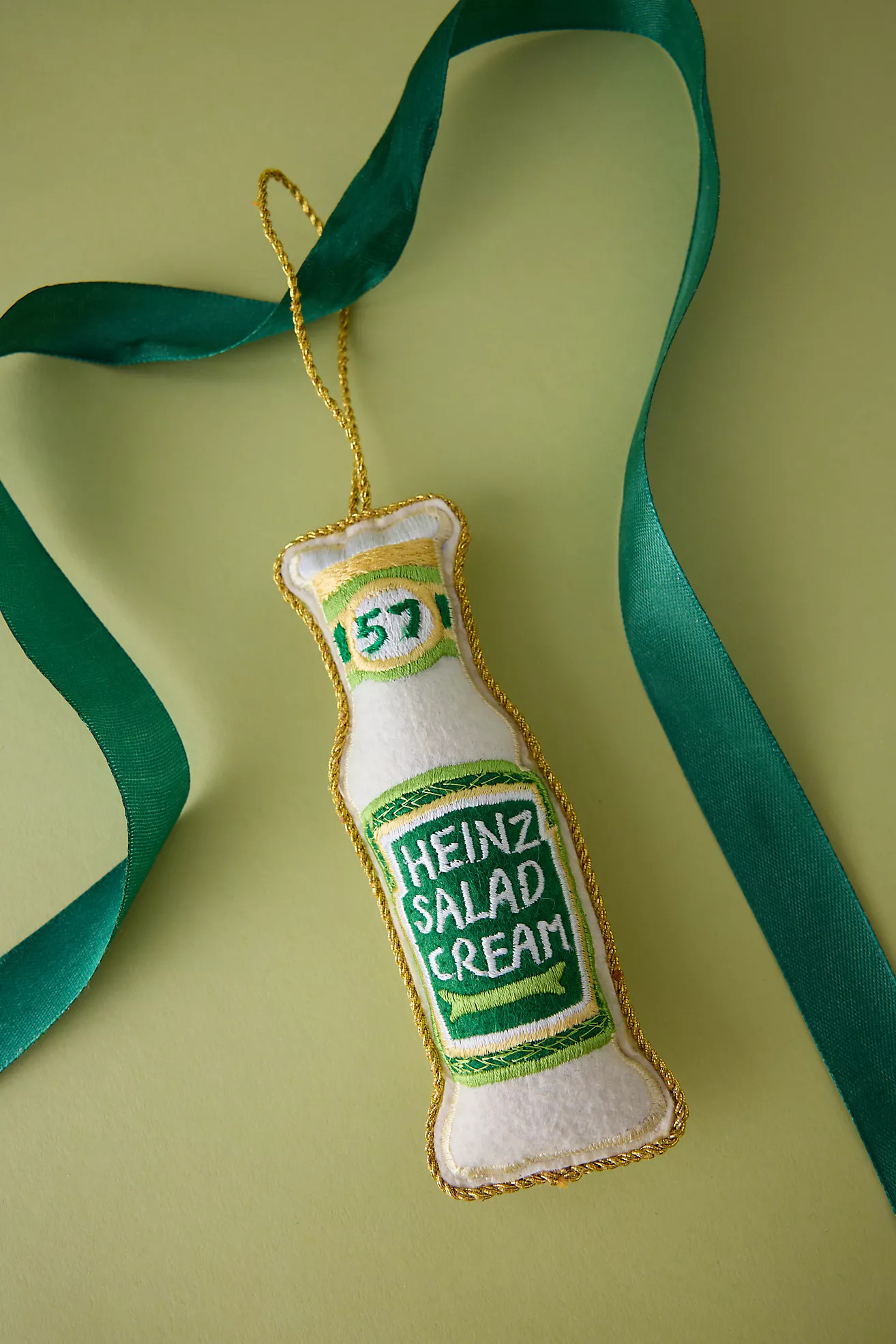 studio THIE Heinz Salad Cream Felt Ornament | Anthropologie (UK)