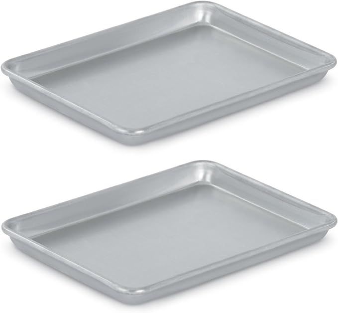 Vollrath (5220) Wear-Ever Collection Quarter-Size Sheet Pans, Set of 2 (9 1/2-Inch x 13-Inch, Alu... | Amazon (US)