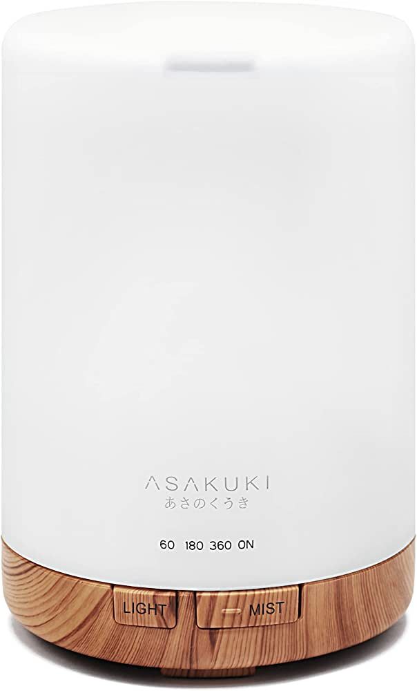 ASAKUKI 300ML Essential Oil Diffuser, Quiet 5-in-1 Premium Humidifier, Natural Home Fragrance Aro... | Amazon (US)