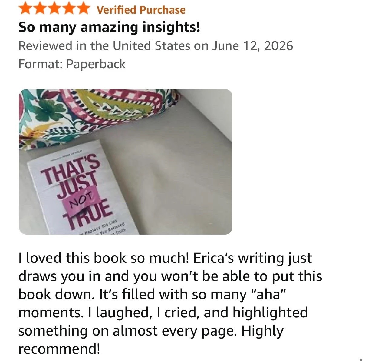 Such glowing words for my book 🥺☺️ get your copy!

#LTKselfcare #LTKstorytime