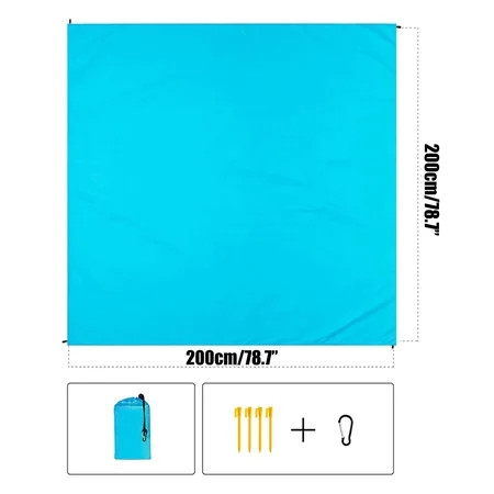 Ounabing Sand Free Beach Mat Outdoor Picnic Blanket Rug Sandless Mattress Pad | Walmart (US)