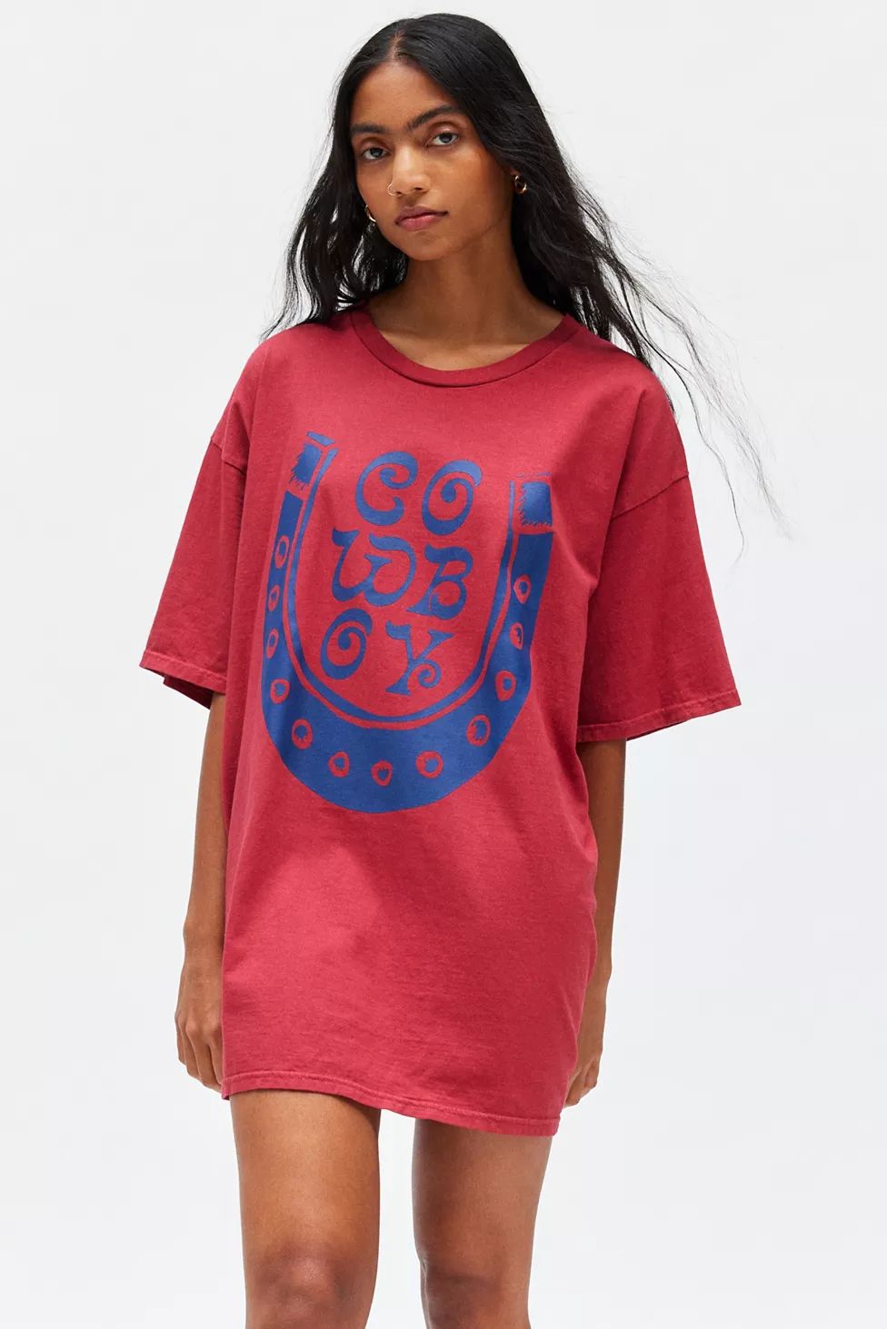 Cowboy Horseshoe Graphic T-Shirt Dress | Urban Outfitters (US and RoW)