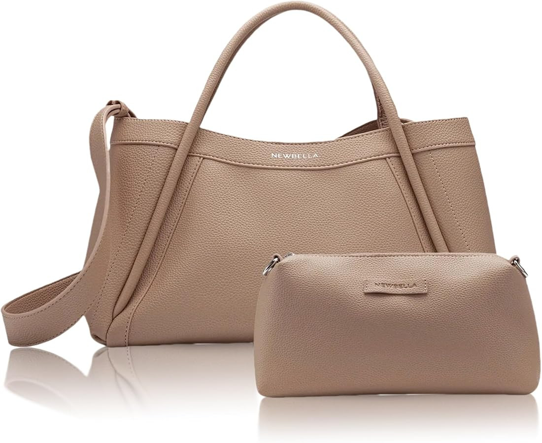 Kelly Tote Bag for Women, Vegan Leather Hobo Bag with Shoulder Strap, Handbags & Crossbody bags M... | Amazon (US)