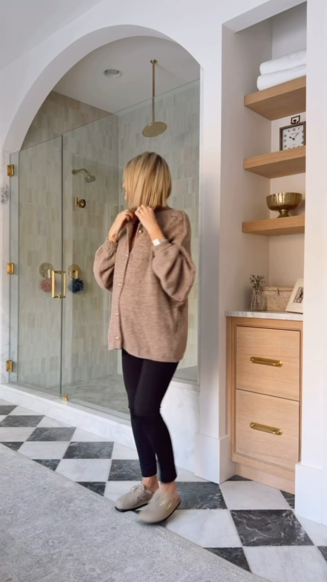 A cozy but cute casual outfit for winter! I love a good oversized cardigan that you can wear with leggings! I have this one in a few colors! Wearing size S!

Loverly Grey, Amazon, sweater with leggings, winter outfit, athleisure, oversized cardigan 

#LTKSeasonal