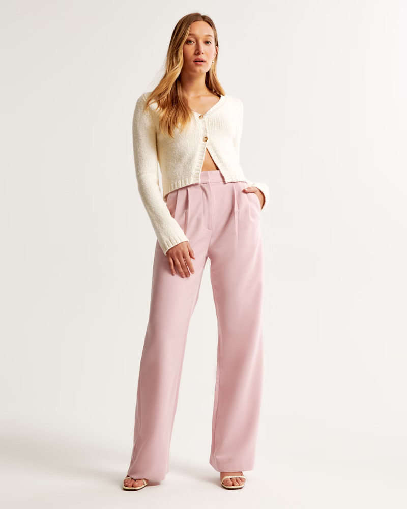 Women's A&F Sloane Tailored Pant | Women's Clearance | Abercrombie.com | Abercrombie & Fitch (US)