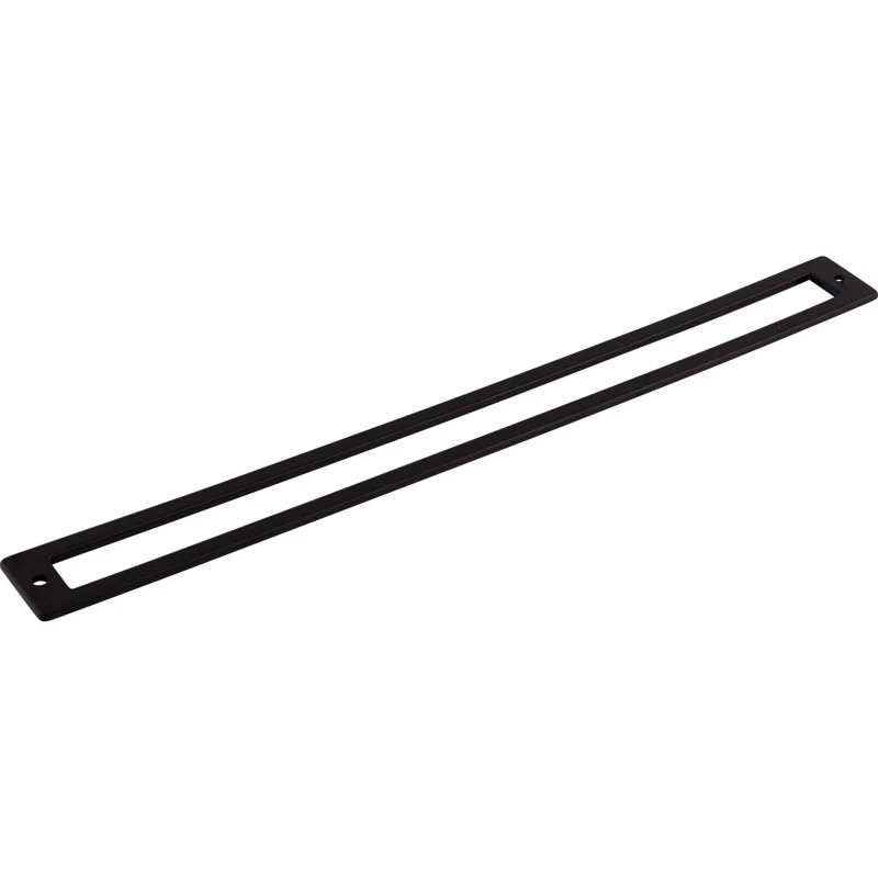 1.1875" H x 12.5" W x 0.13" D Flat Black Hollin  Backplate | Wayfair North America