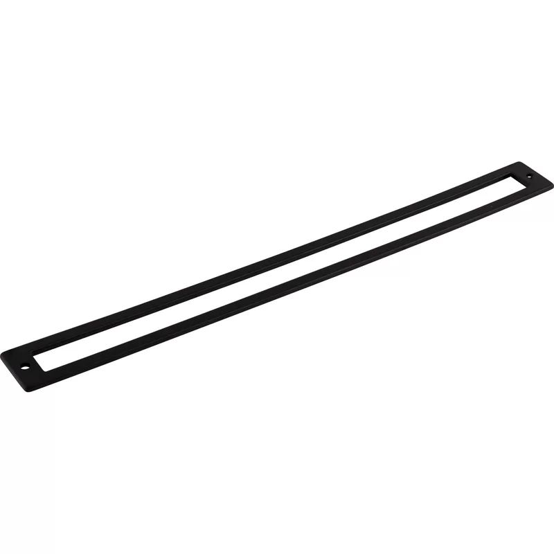 1.1875" H x 12.5" W x 0.13" D Flat Black Hollin  Backplate | Wayfair North America