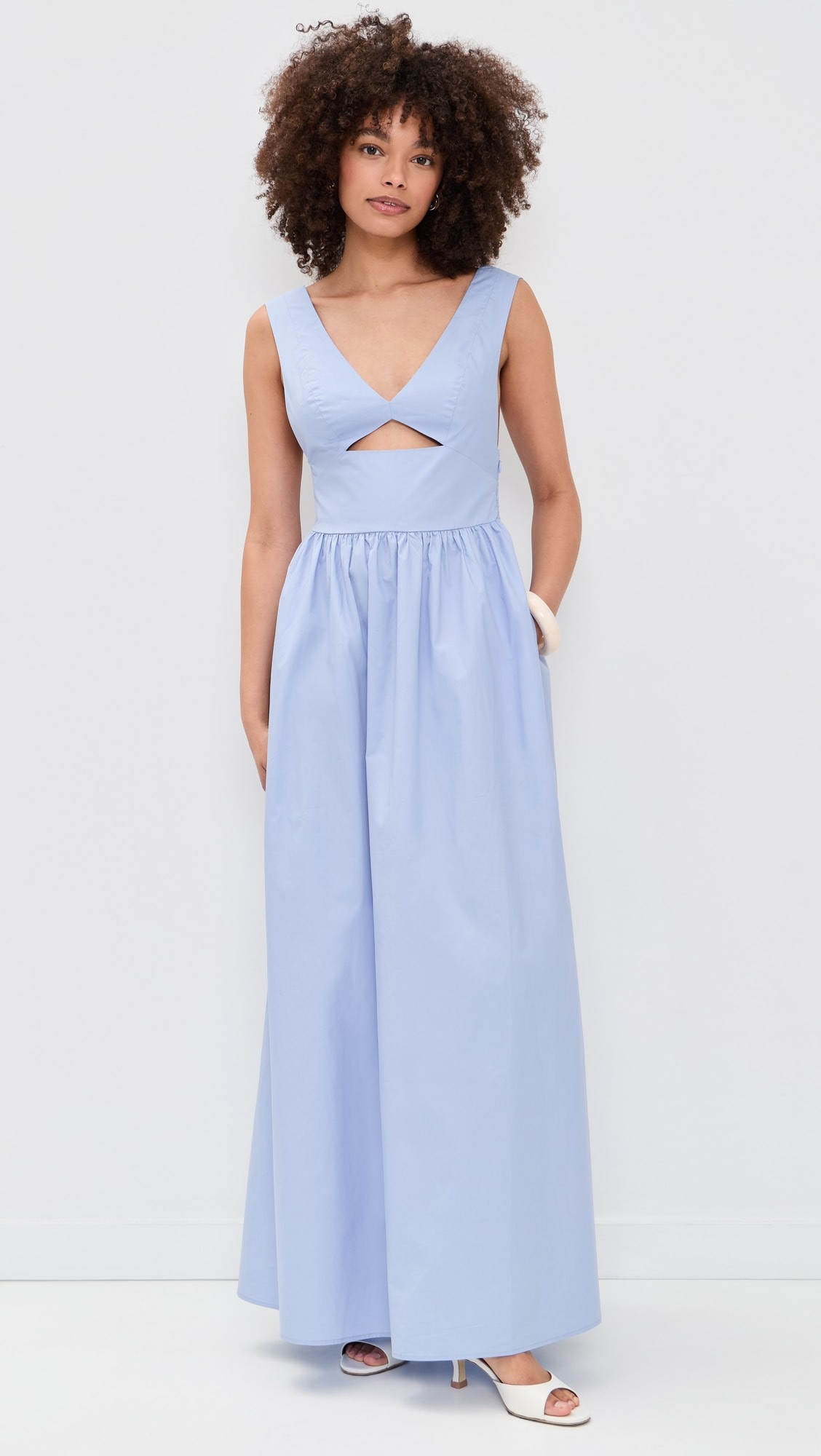 Poplin Cross Back Dress | Shopbop