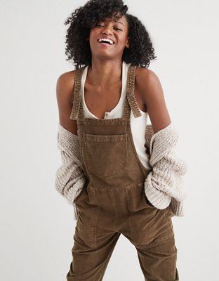 Aerie Corduroy Overall | American Eagle Outfitters (US & CA)