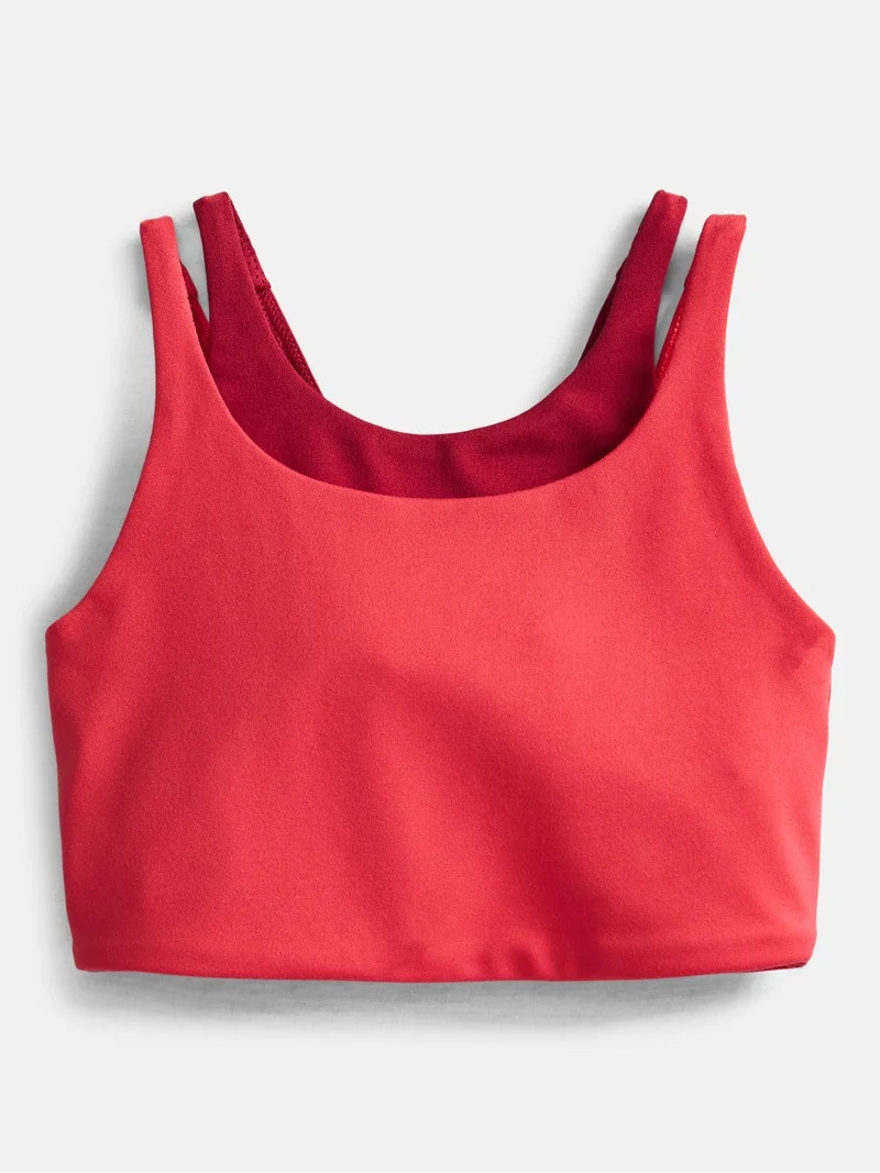 Athletic Works Girls Active Fashion Sports Bra, Sizes 4-18 & Plus | Walmart (US)