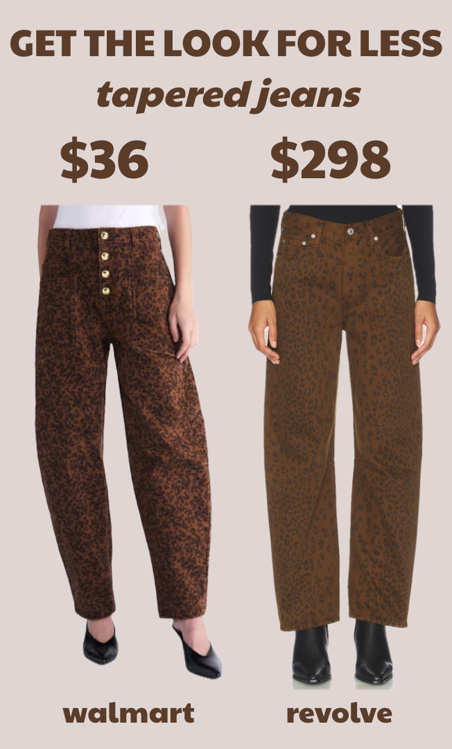 These tapered jeans at Walmart looks just like a pair at revolve for almost $300! I love the button fly on the walmart jeans, and they're also available in a dark wash jean and a lavender pant.
.................
brown jeans brown pants workwear work jeans work pants floral pants floral jeans dark jeans dark wash jeans purple jeans barrel jeans wide leg jeans high waist jeans button fly jeans plus size jeans fall trends fall style casual outfit date night outfit trendy jeans animal print jeans high rise jeans revolve dupe walmart fashion walmart dupe walmart jeans walmart new arrivals free people jeans free people barrel jeans free people dupe  

 #LTKootd #LTKPlusSize #LTKWorkwear