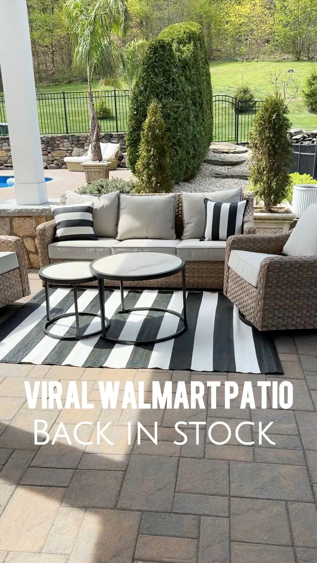 Walmart patio wicker set 

#LTKHome