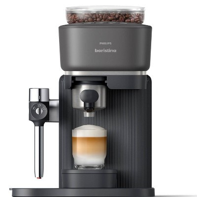Philips Baristina Latte Automatic Coffee and Espresso Machine with Smart Milk Frother Black | Target