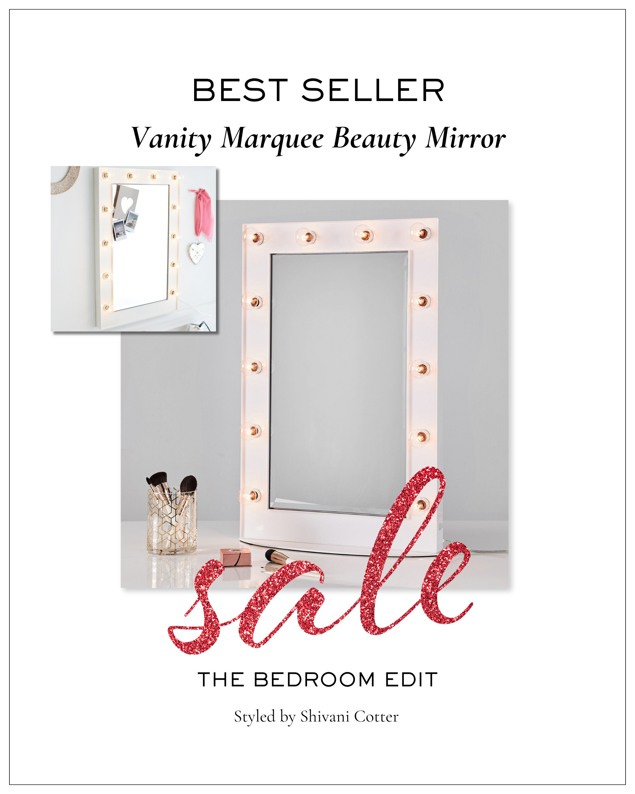 Marquee Beauty Light Up Vanity Mirror -  On Sale Now!
This is the perfect mirror to gift a girl for their vanity desk, dorm desk, or to hang on a wall! Not too big, not too small for any bedroom! Great for dorm rooms and apartments too!

#girlsbedroom #girlsroom #bedroomdecor #bedroom 

 #LTKGiftGuide #LTKHoliday #LTKKids