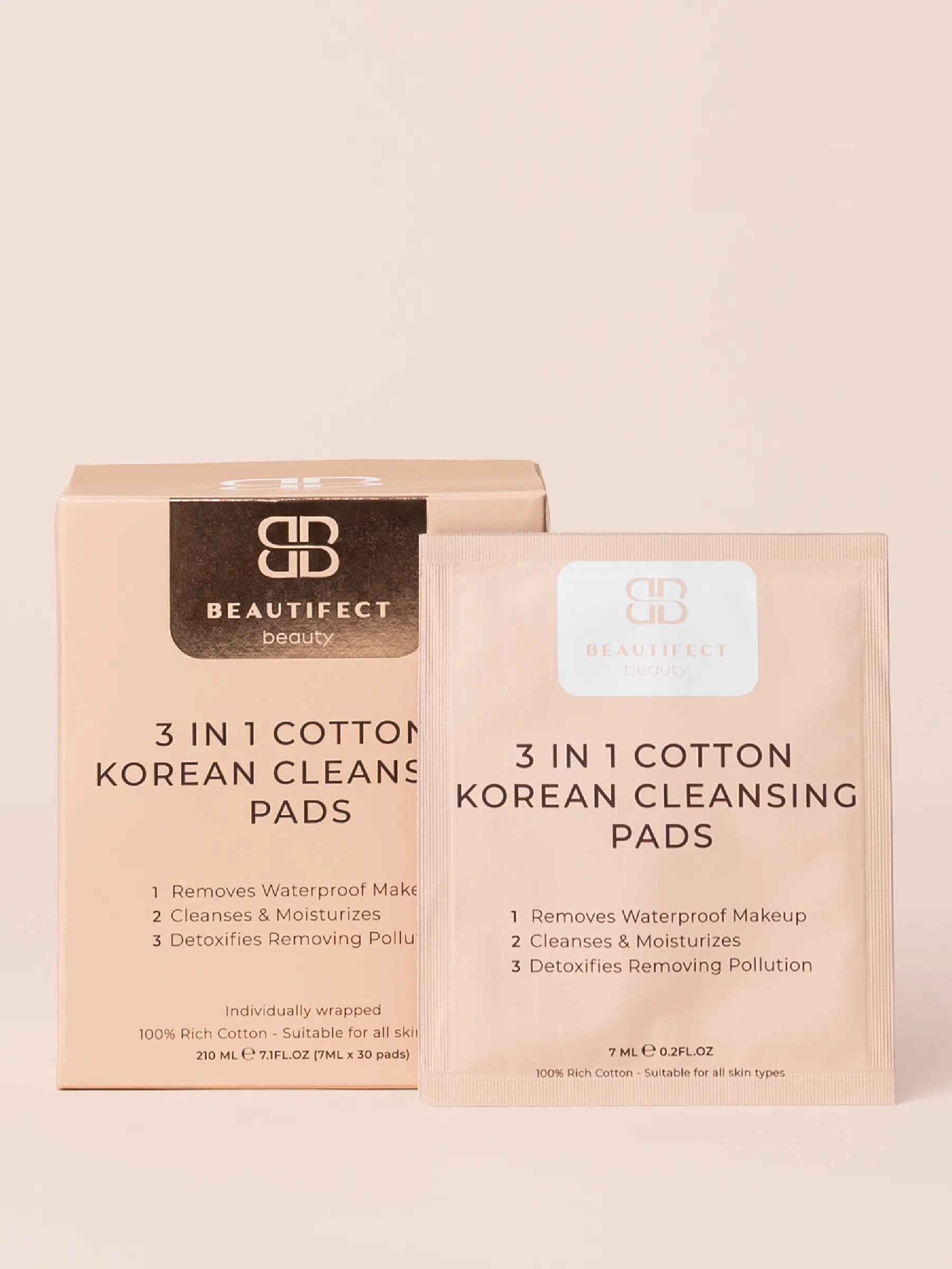 3-in-1 Cotton Korean Cleansing Pads | Beautifect
