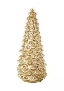 Large Gold Mercury Glass Tree | Belk