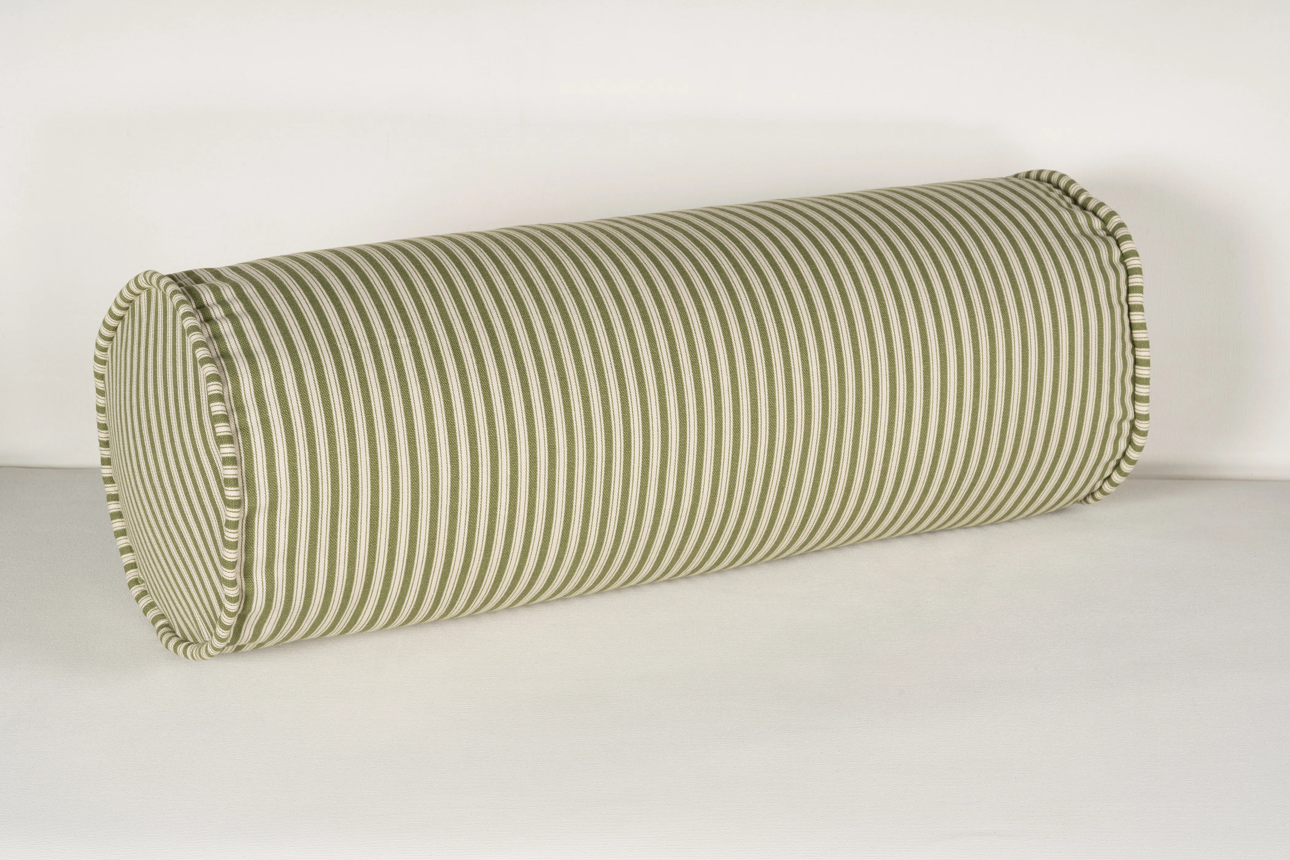 Birch Lane Polo Stripe Calypso Piped Bolster Pillow | Wayfair North America