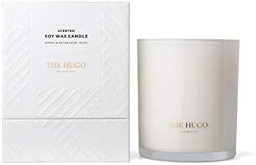 The Hugo Collection | Luxury Scented Soy Jar Candle | Pink & Dark Amber | 10.6 Oz | Amazon (US)