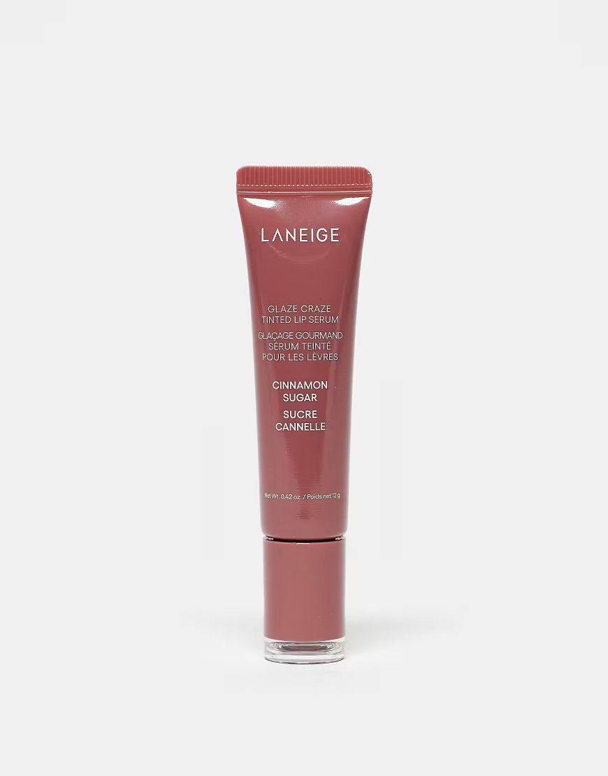 LANEIGE Glaze Craze Tinted Lip Serum - Cinnamon Sugar-No colour | ASOS (Global)