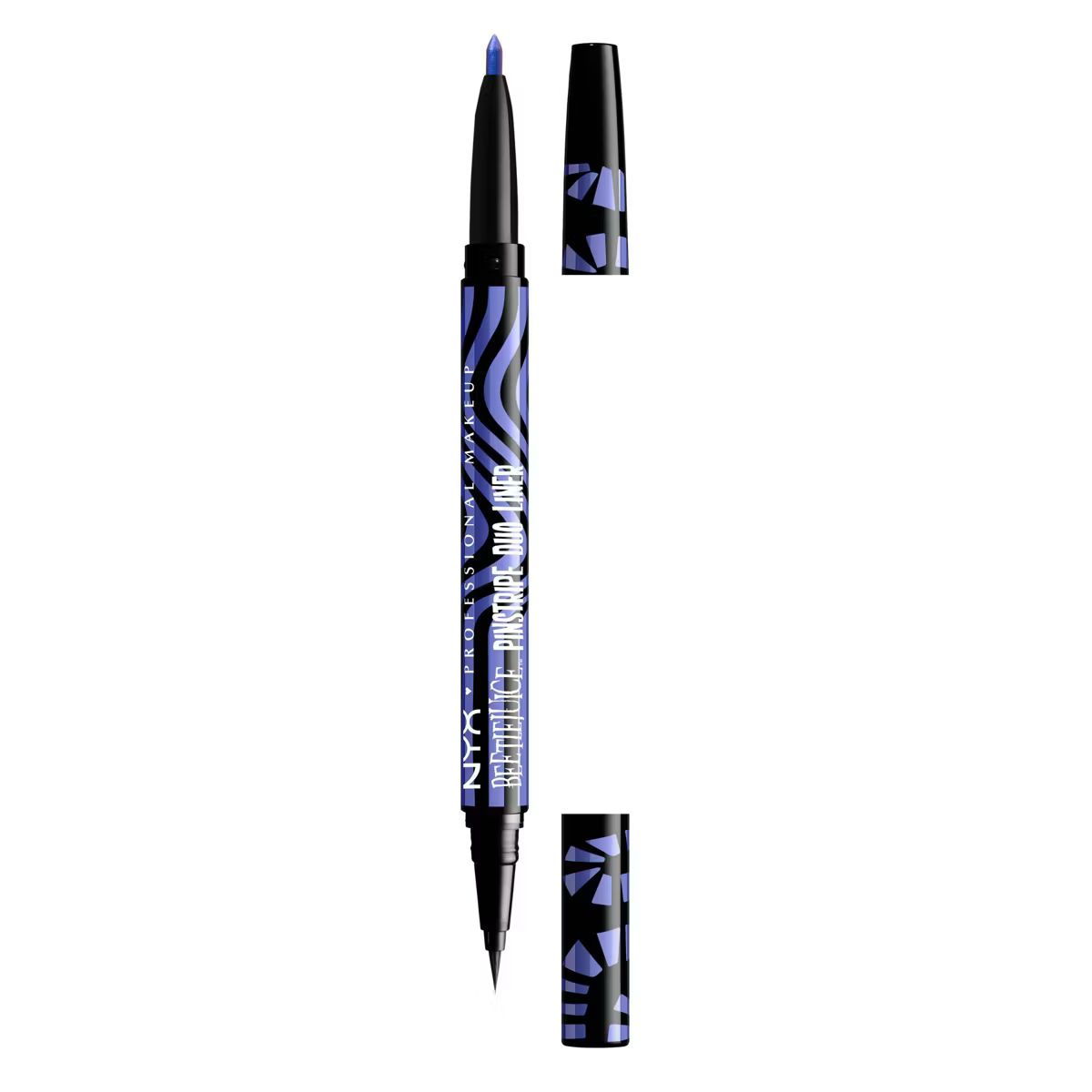 NYX Professional Makeup Beetlejuice Pinstripe Duo Liner - Very Black - 0.53oz | Target