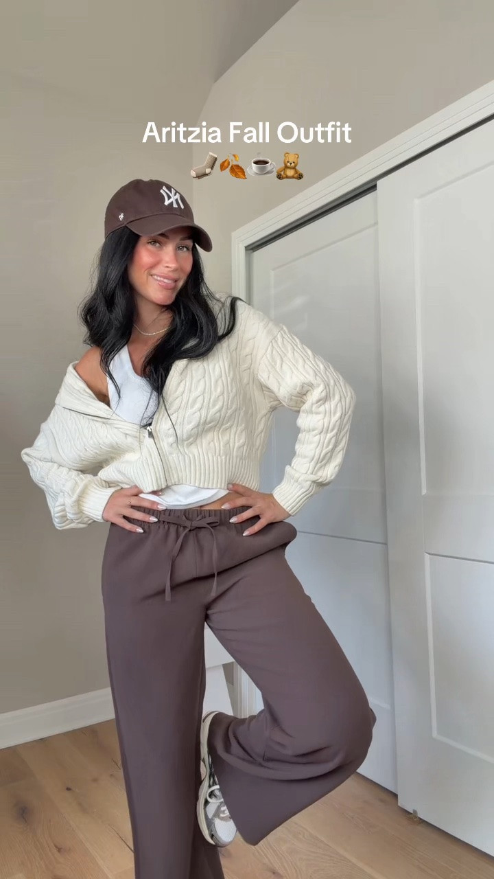 Fall Outfit Styling 🍂 These are the kinds of closet staples I reach for year after year! These pants are one of my favorites because they instantly elevate any outfit and can easily be dressed up or down.

I’ll have all the outfit details linked over on my LTK! My sizing: 5’7”, 145 lbs, 32DD. I’m wearing a size small in everything.

#AritziaFall #FallOutfitIdeas #ClosetStaples #FallStyleInspo #EverydayStyle Aritzia fall outfit, fall outfit ideas, closet staples, capsule wardrobe, elevated basics, neutral outfit, cozy outfit, sporty chic, casual fall style, wide leg pants, fall wardrobe essentials, lodge pants @Aritzia