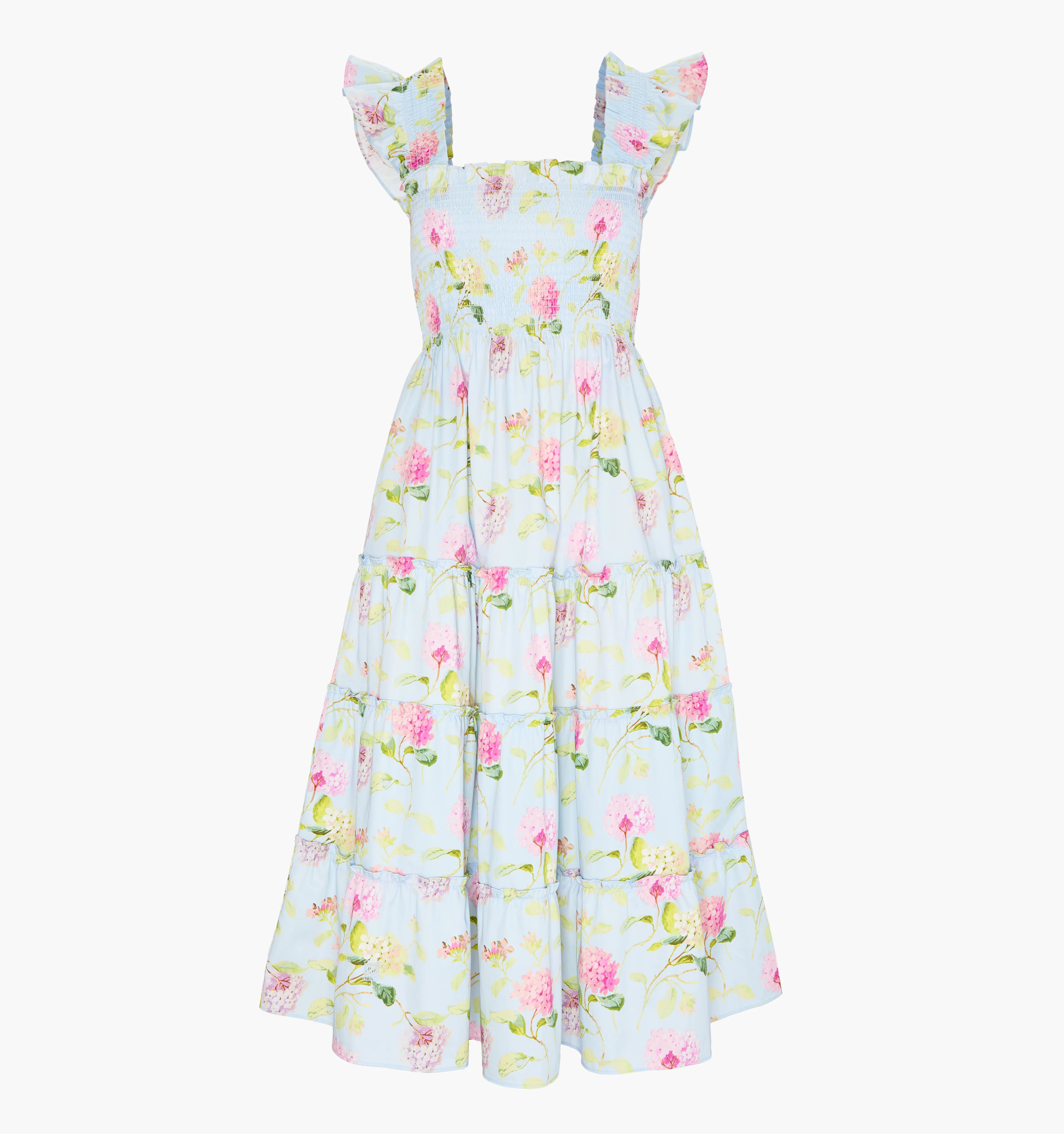 The Ellie Nap Dress | Hydrangea Chintz / S | 100% Cotton | Hill House Home | Hill House Home US