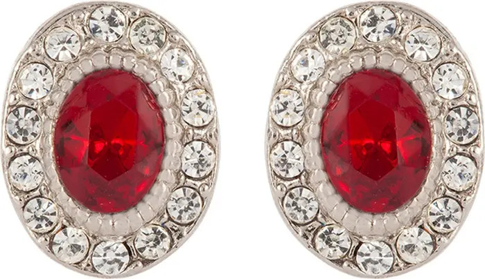 Susan Caplan 1990s Vintage Swarovski Red Crystal Earrings | Nordstrom | Nordstrom