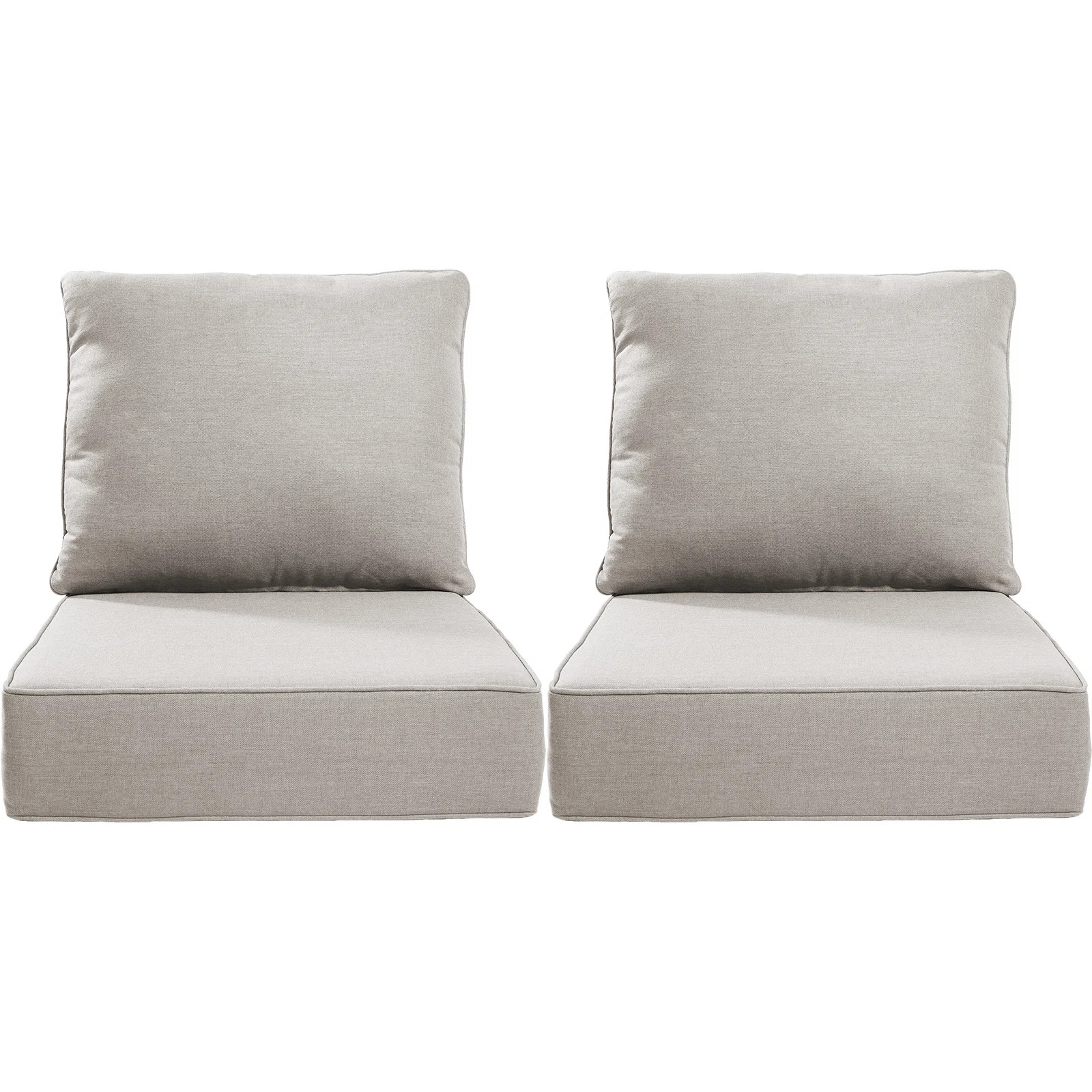 Deb Outdoor 6" Thick Cushion Set - Back Cushions And Seat Cushions | Wayfair North America
