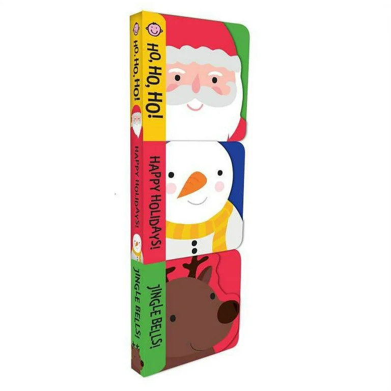 Paquete de 3 Gruesos: Navidad: ¡ho-ho-ho!, ¡felices Fiestas! y Jingle-Bells!, (Libro de Cartón... | Walmart (US)