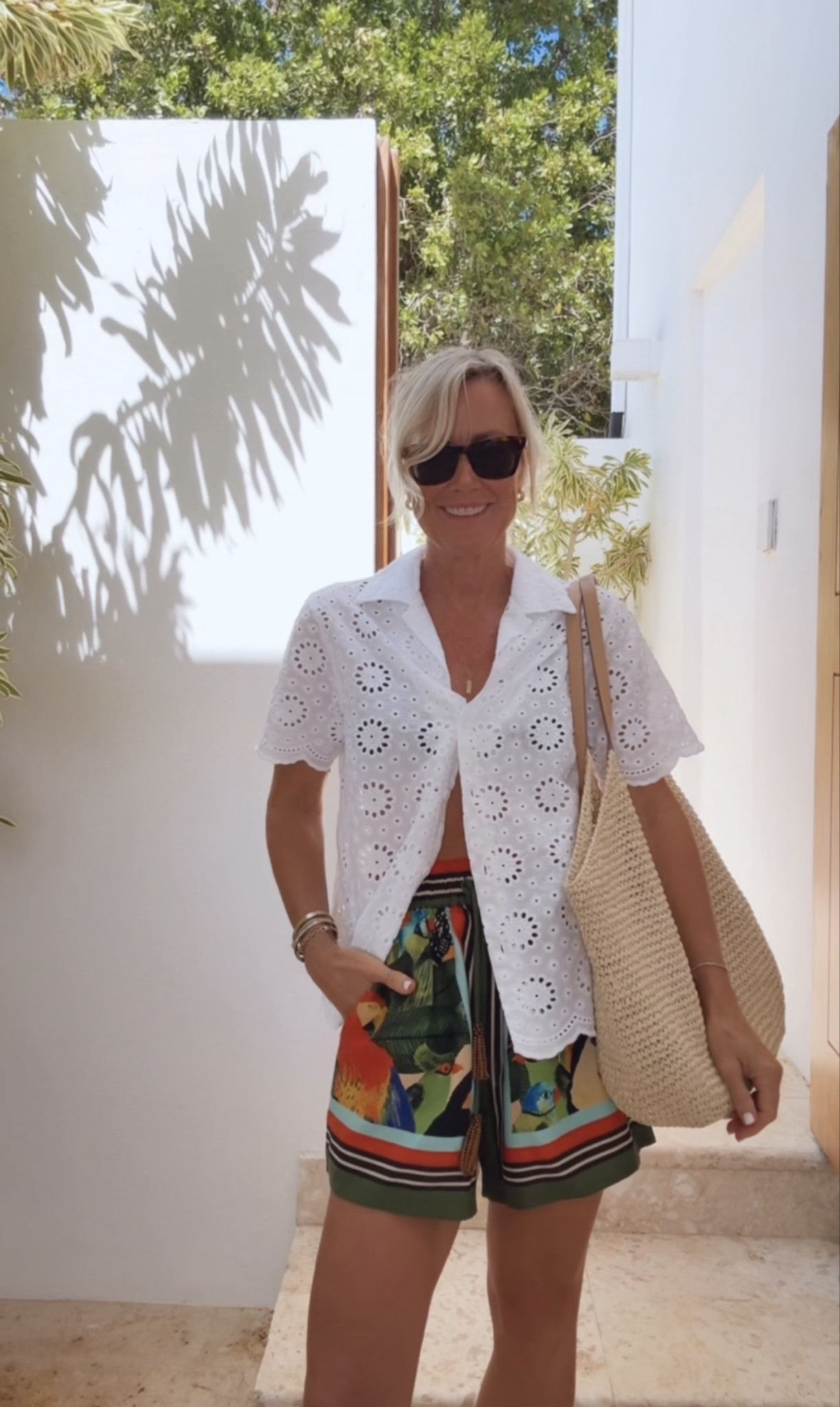 Another cute mix and match style! This look is so tropical and fun for vacay. 

Swim: small
Shorts: small, size up
Shirt: small, size up 

 

#LTKOver40 #LTKSwim #LTKTravel