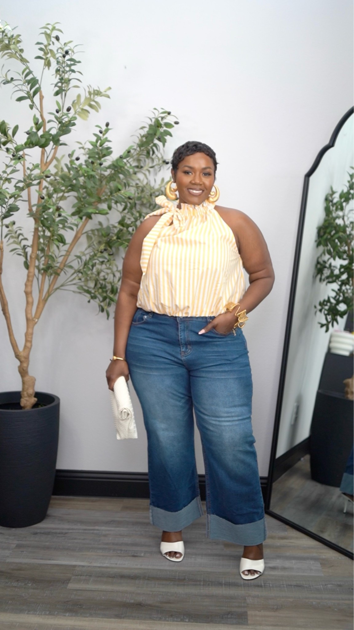 Elevated casual style (jewelry from Khoi)